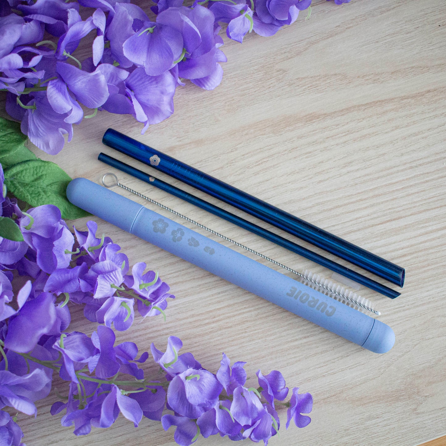 Blossom V2 Stainless Steel Straw Set