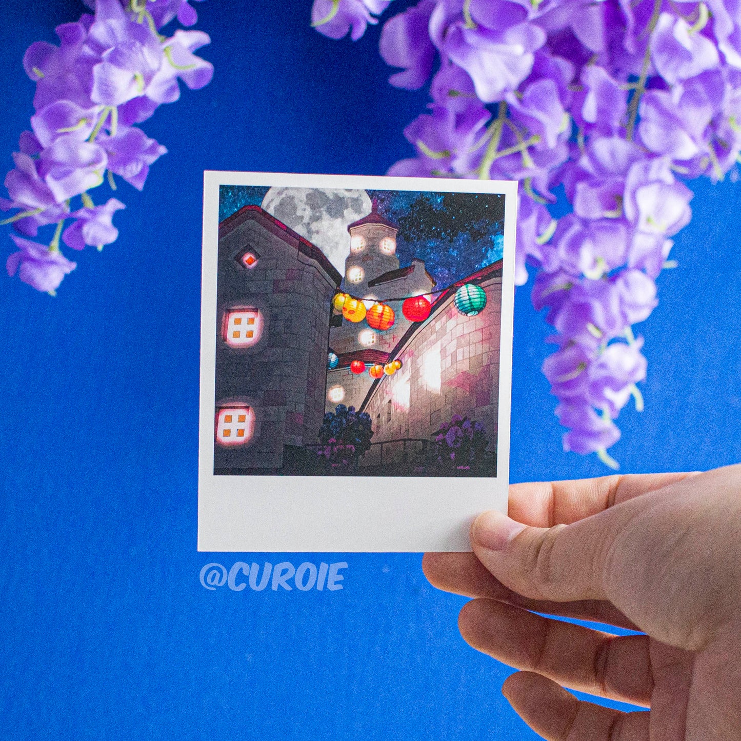 Townscaper Lanterns Polaroid