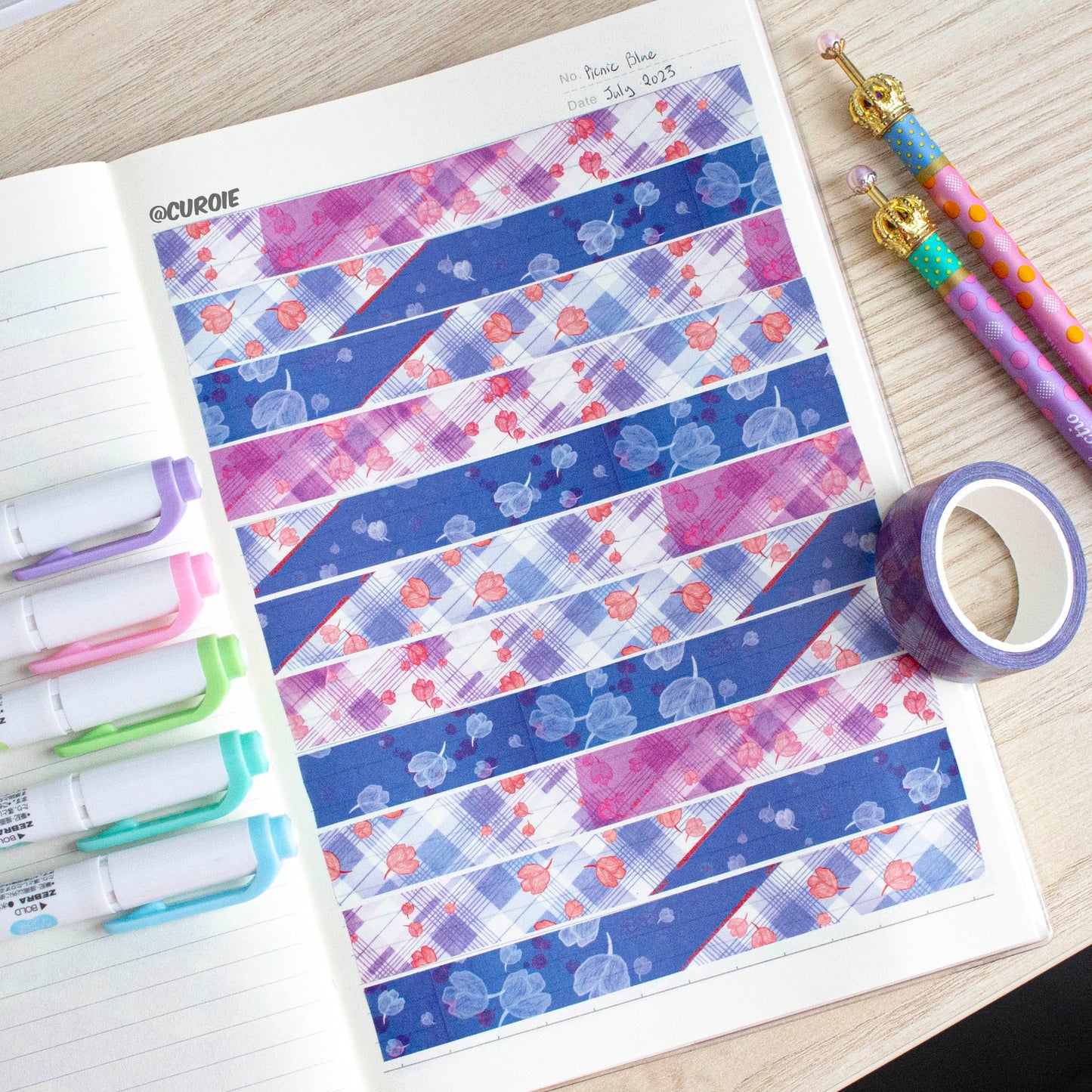 Picnic Blue Washi Tape