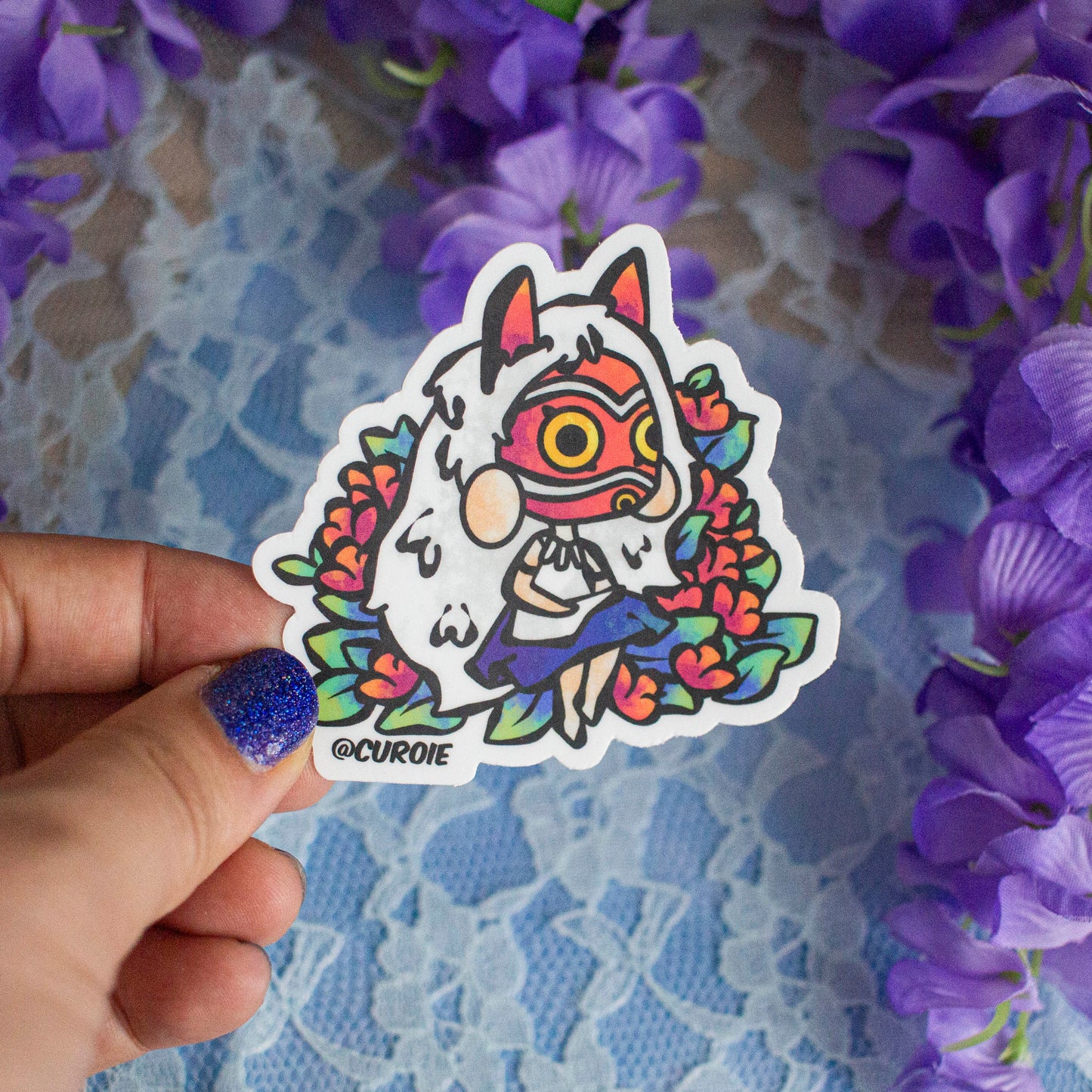 Princess Mononoke Vinyl Sticker