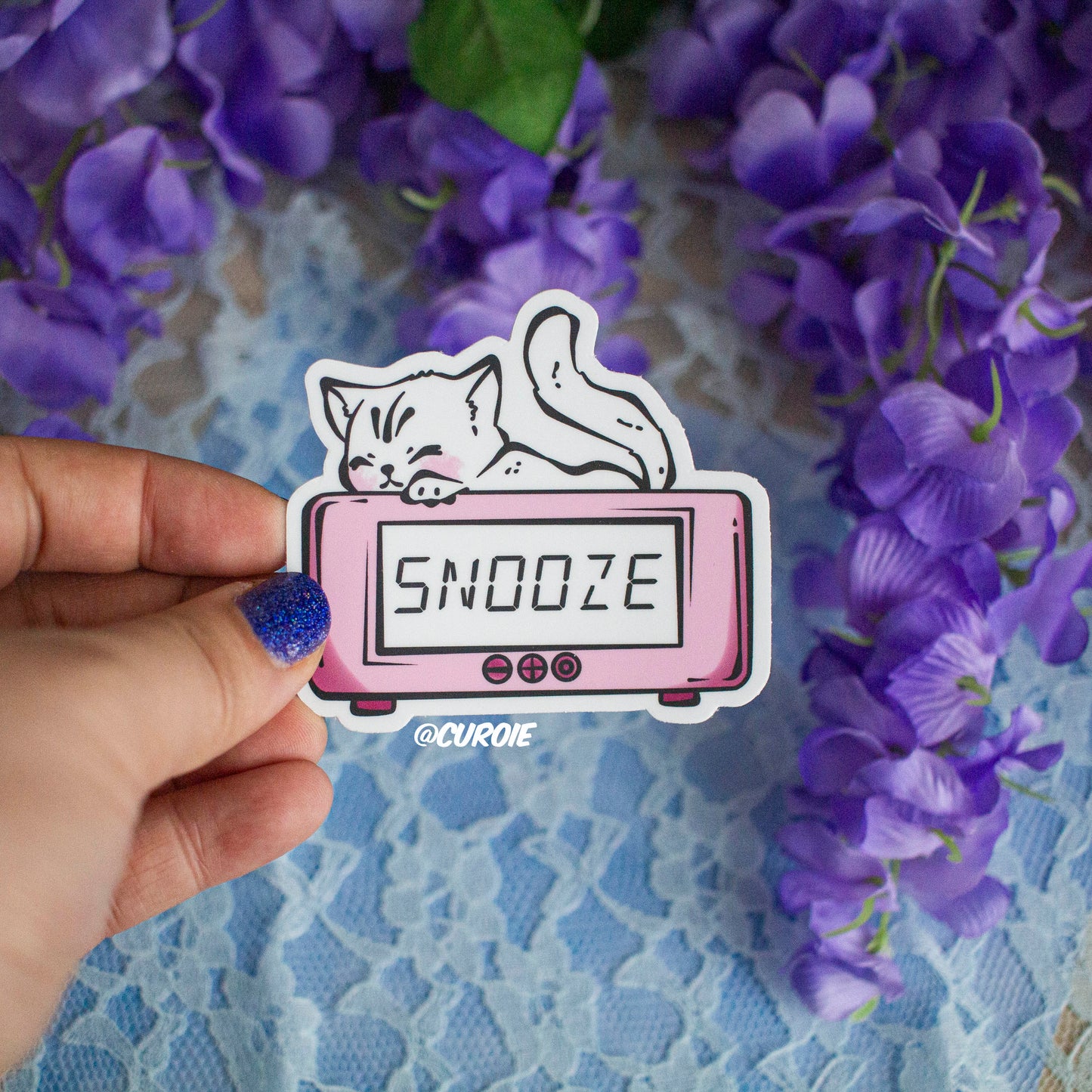 Snooze Vinyl Sticker