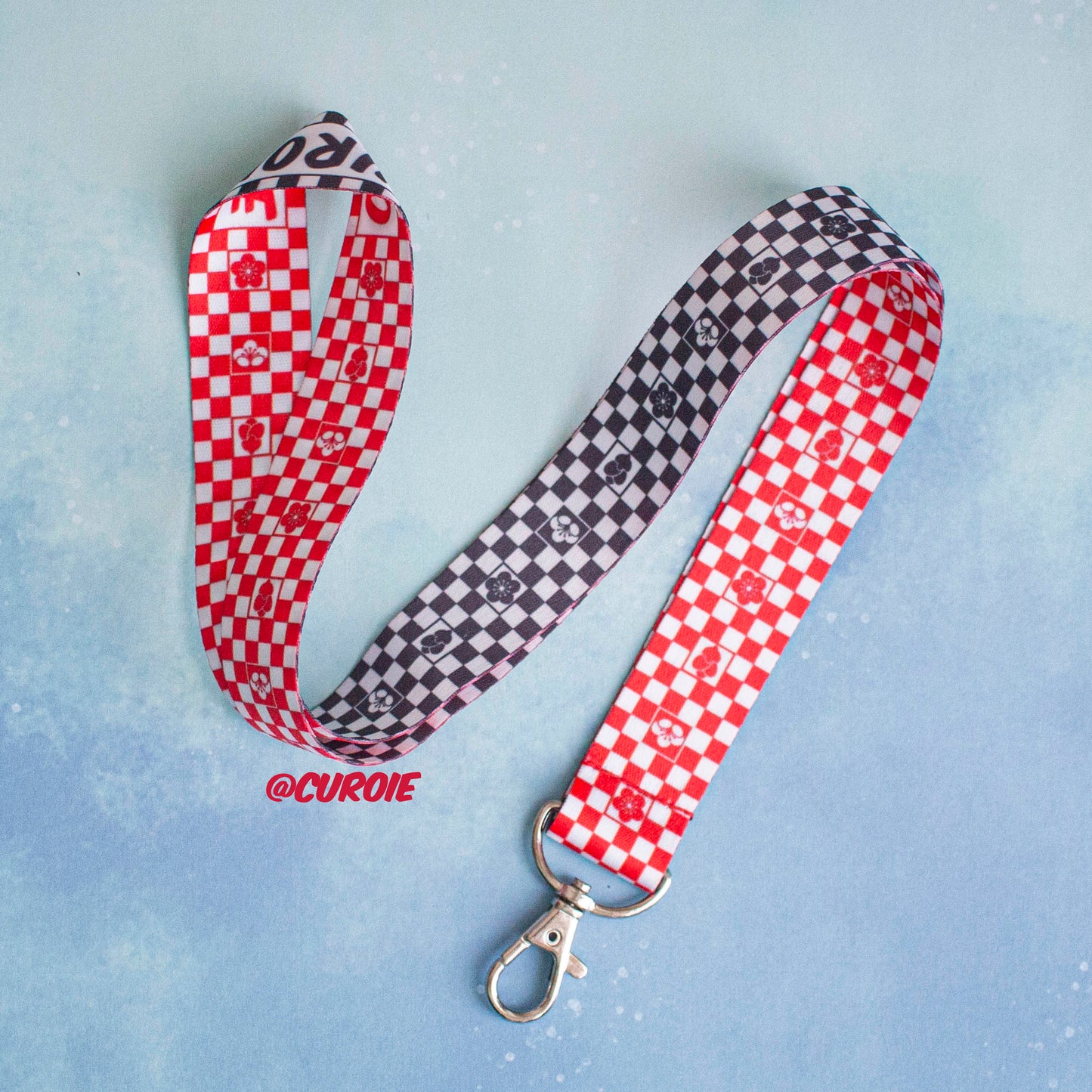 Bloom Red Lanyard