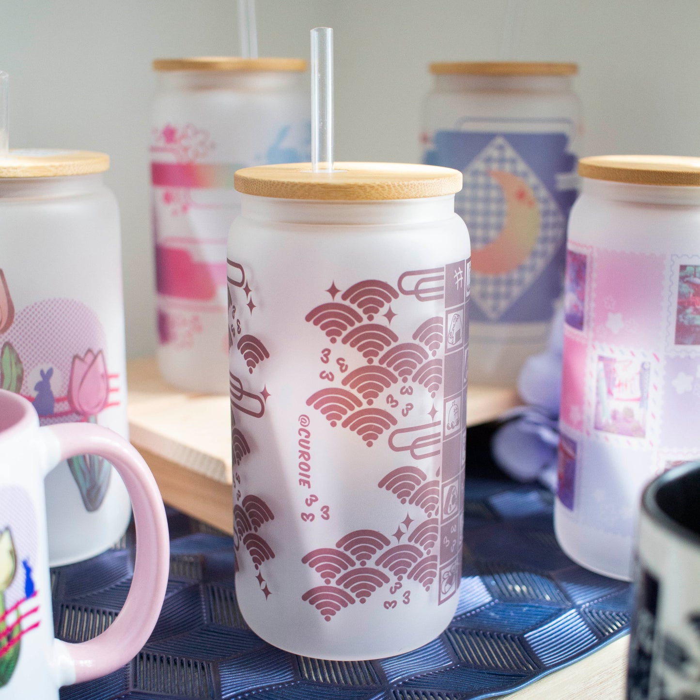 Onigiri Glass Tumbler