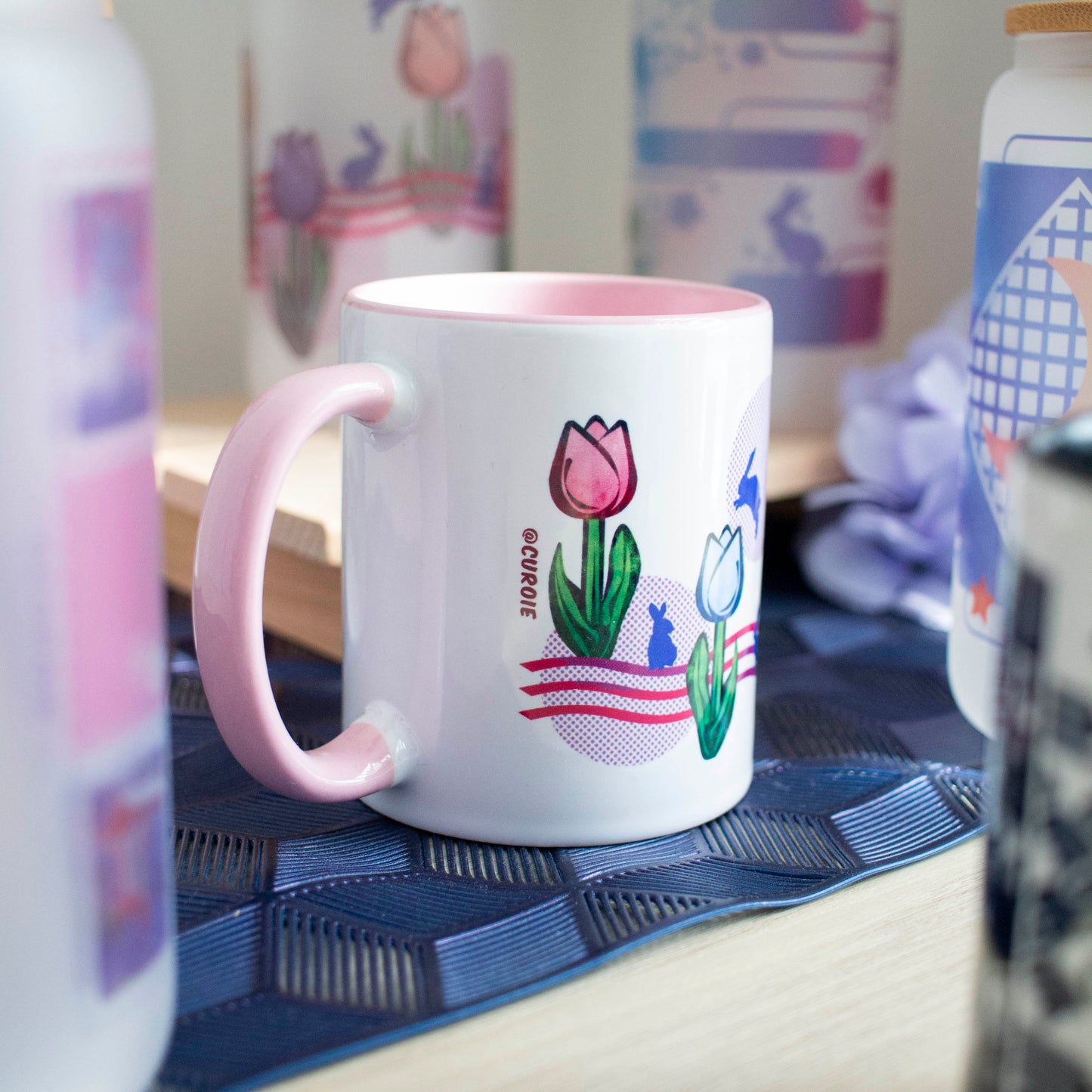 Tulip Bunny Mug