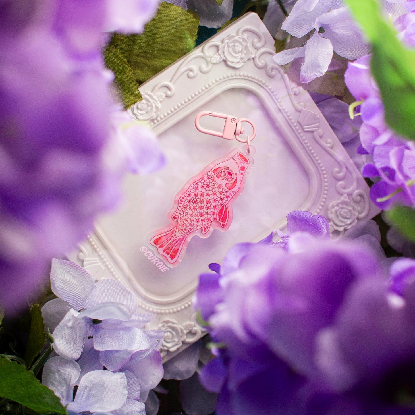 Koinobori: Sakura (Acrylic Keychain)