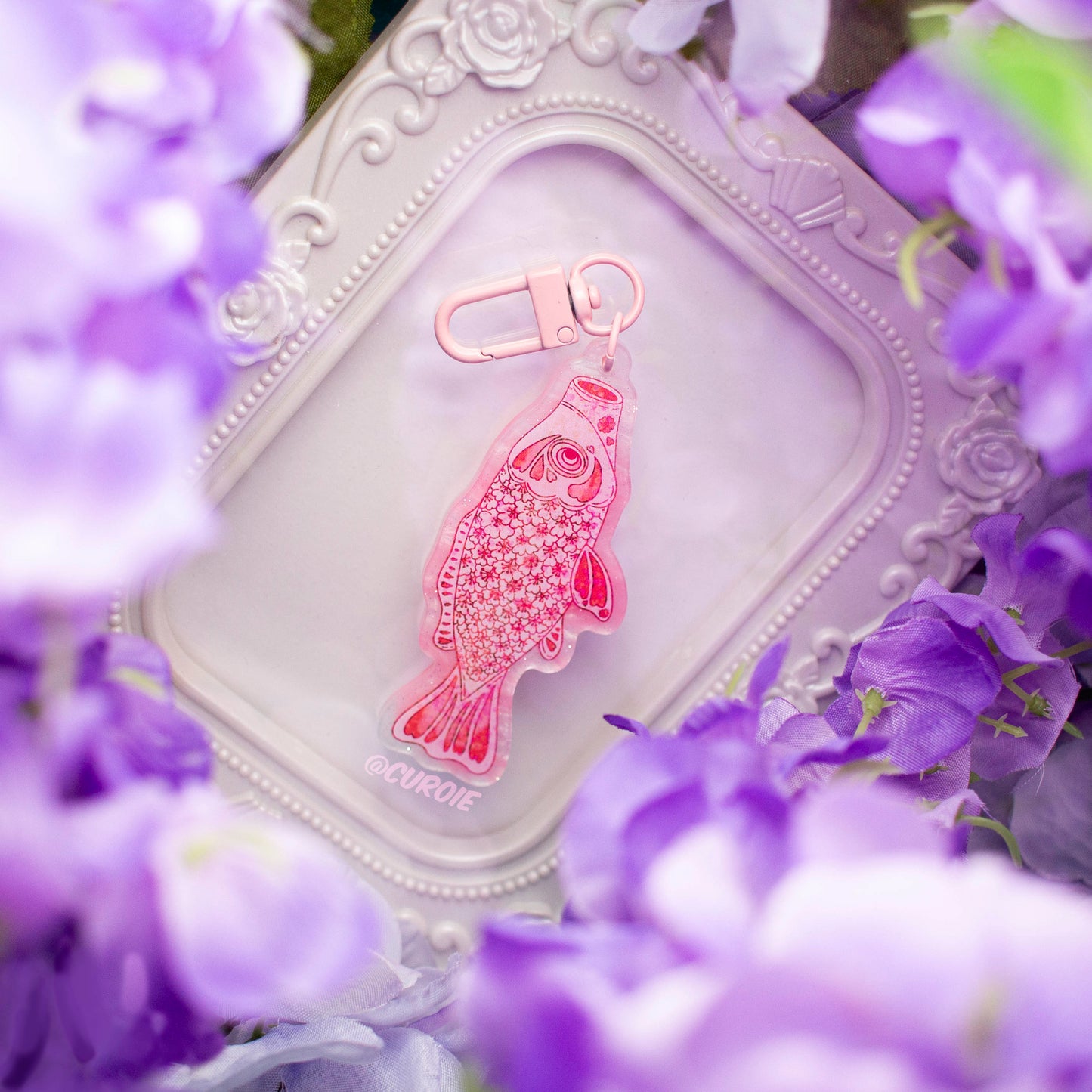 Koinobori: Sakura (Acrylic Keychain)