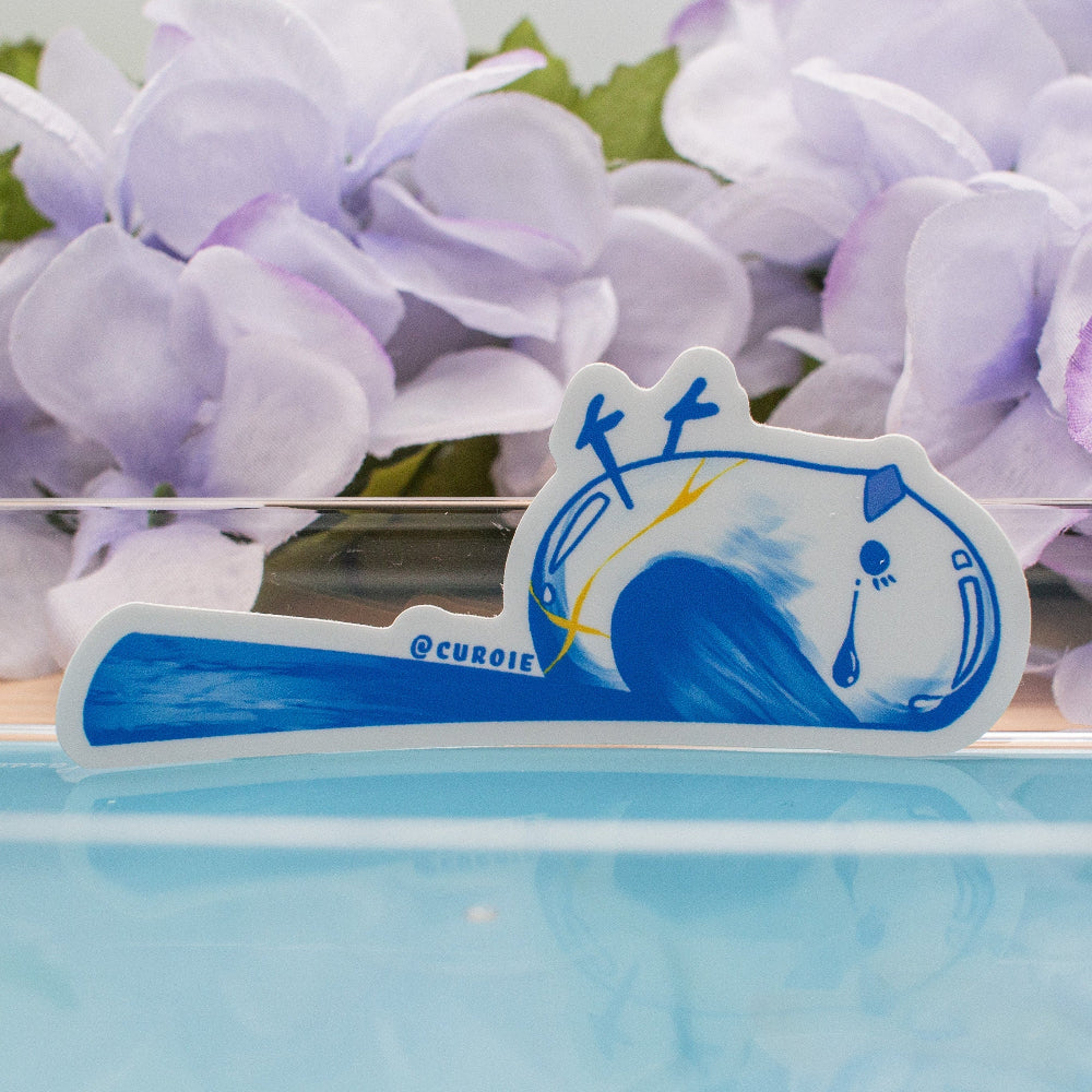 Pour-Cha Fallen Vinyl Sticker