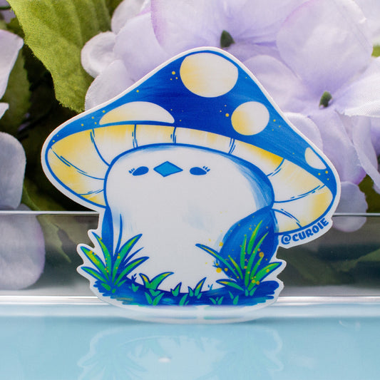 Pour-Cha Mushroom Vinyl Sticker