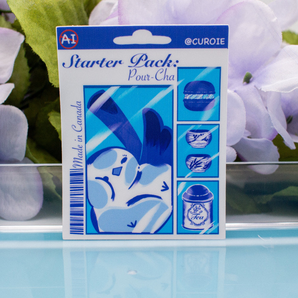 Pour-Cha Starter Pack Vinyl Sticker