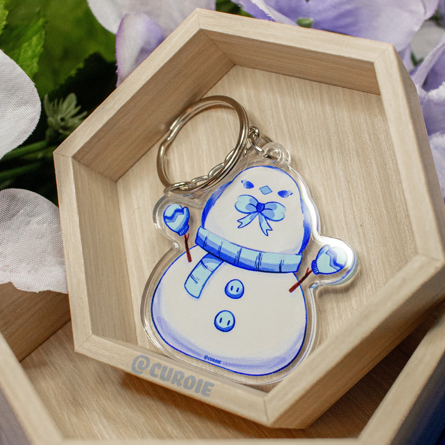 Pour-Cha: Snowman(Acrylic Keychain)