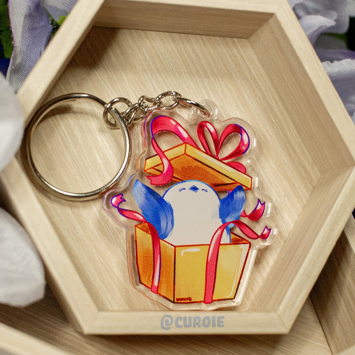 Pour-Cha: Present (Acrylic Keychain)