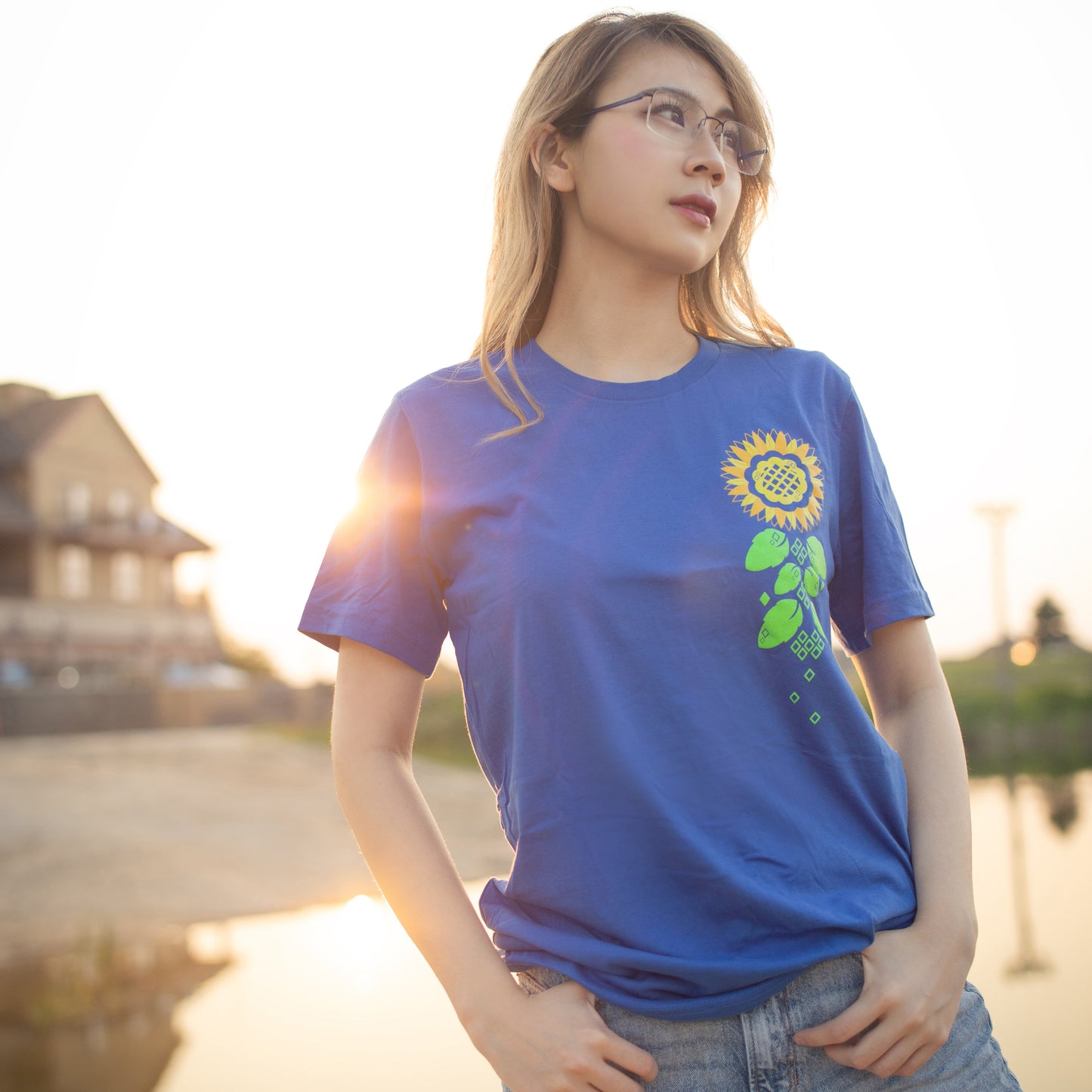 Sunflower: Blue T-shirt