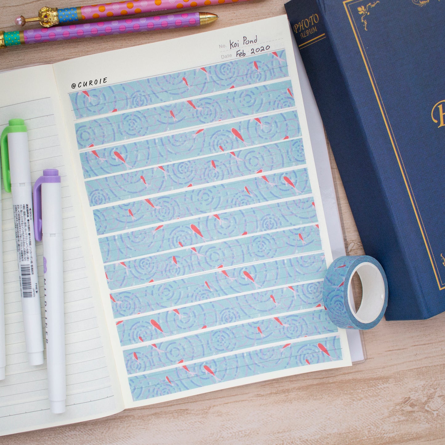 Koi Pond Washi Tape