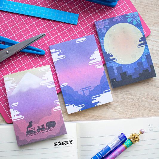 Train Ride Sticky Note