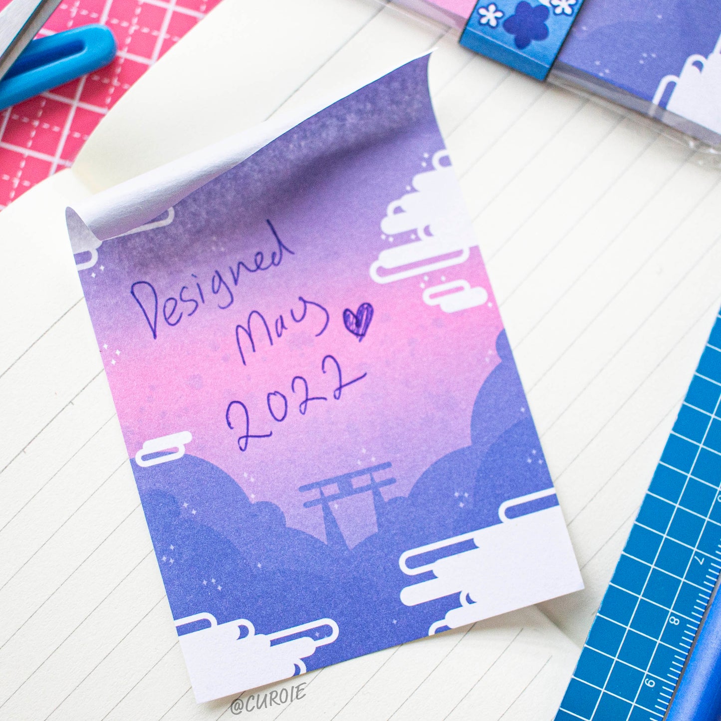 Tori Gate Sticky Note