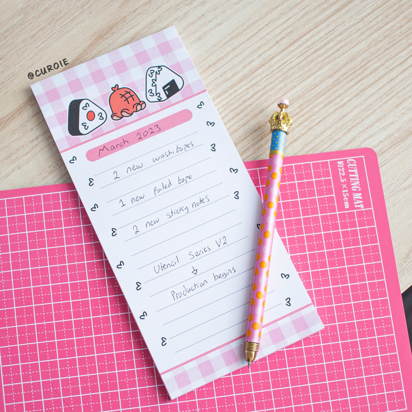 Onigiri Picnic Sticky Note
