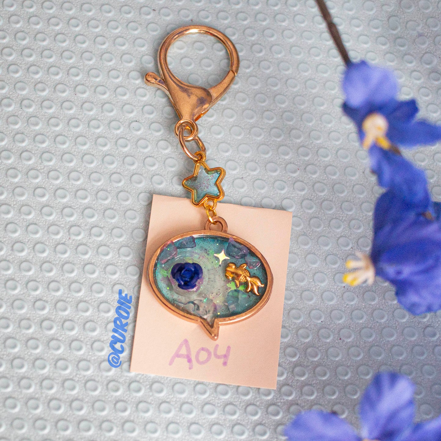 Resin Handmade Keychain: A04