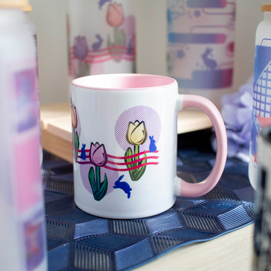 Tulip Bunny Mug