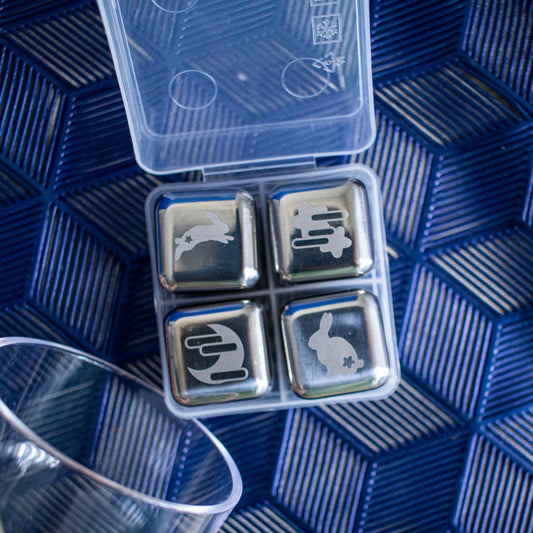 Twilight Stainless Steel Ice Cubes