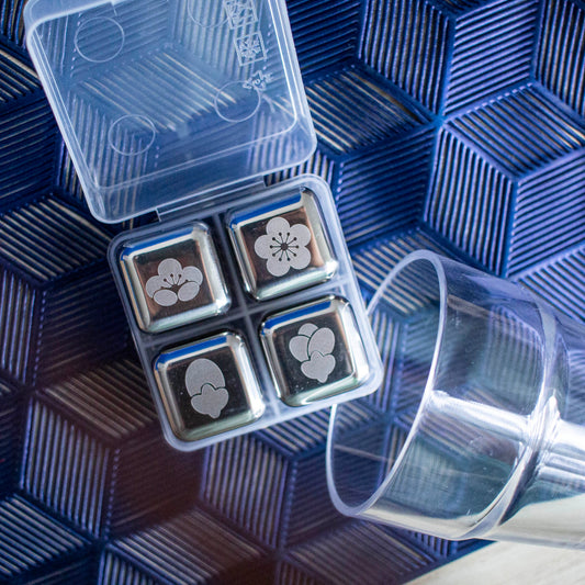 Bloom Stainless Steel Ice Cubes