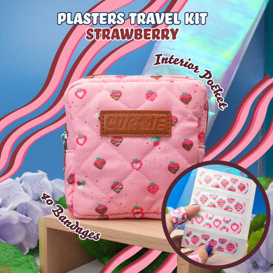 Strawberry Plaster Travel Kit