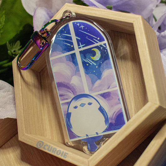 Pour-Cha: Window Starry Night (Acrylic Keychain)