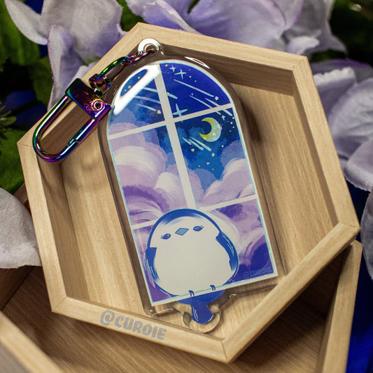 Pour-Cha: Window Starry Night (Acrylic Keychain)