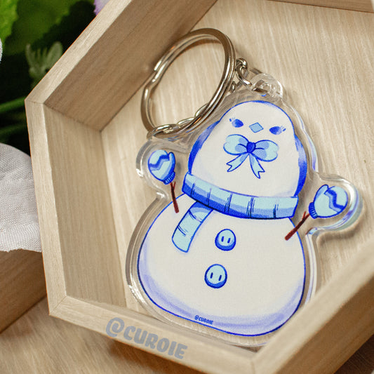 Pour-Cha: Snowman(Acrylic Keychain)