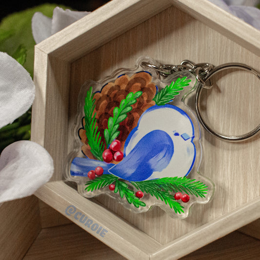 Pour-Cha: Holiday Pine (Acrylic Keychain)