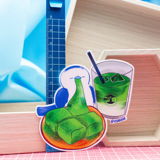 Pour-Cha Warabi Mochi Vinyl Sticker