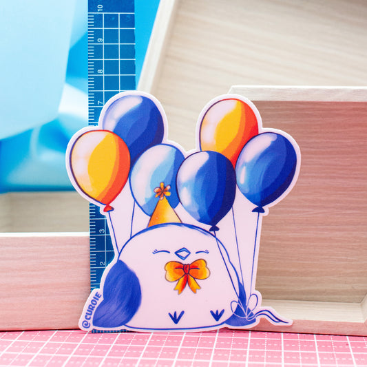 Pour-Cha Balloons Vinyl Sticker