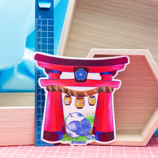 Pour-Cha Tori Gate Vinyl Sticker