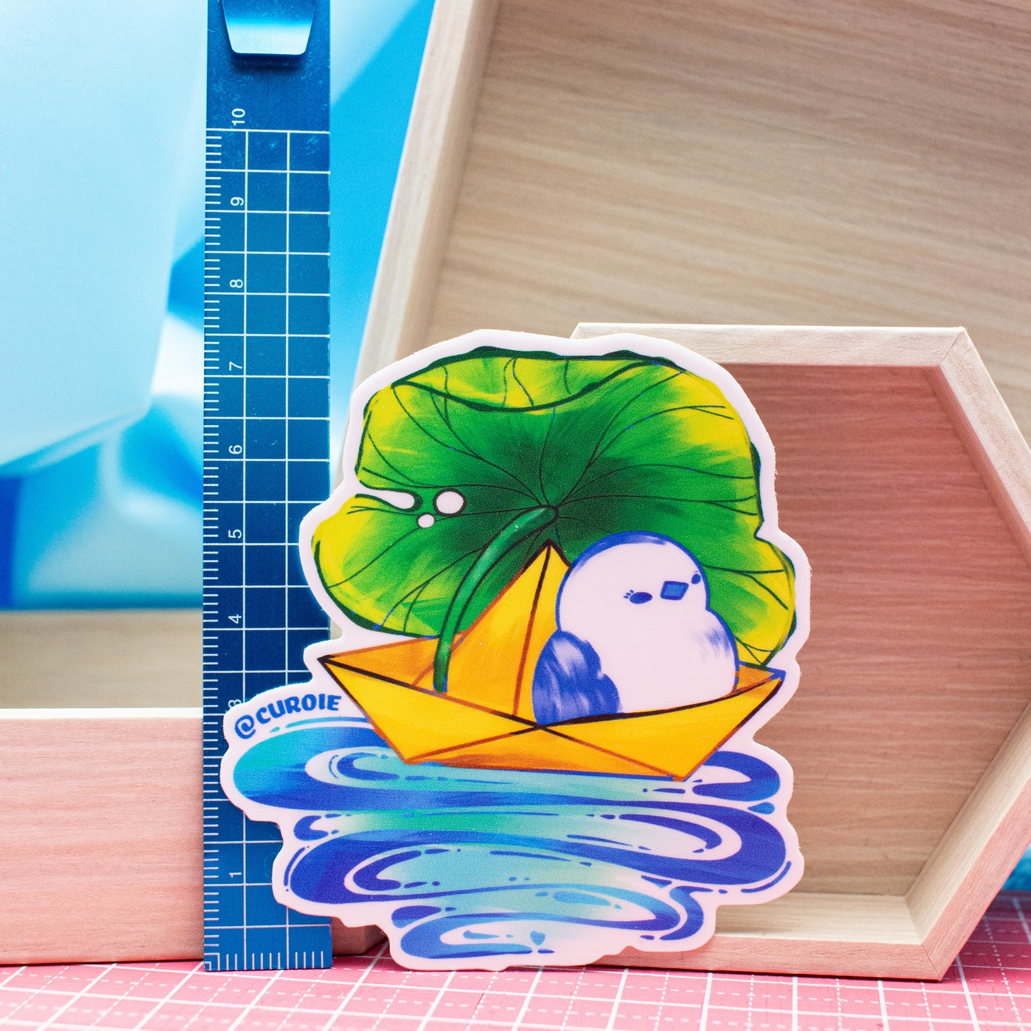 Pour-Cha Boat Vinyl Sticker