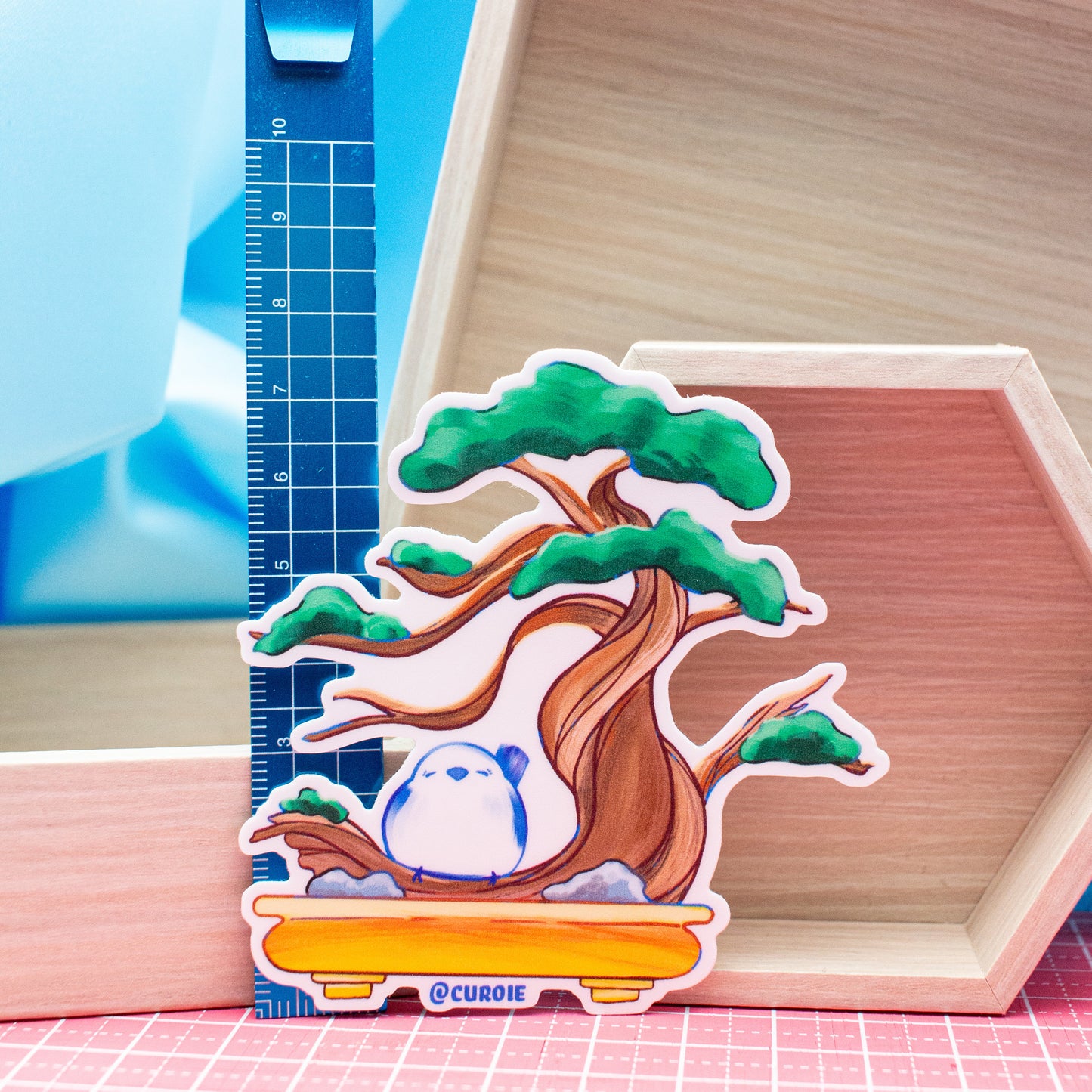 Pour-Cha Bonsai Vinyl Sticker