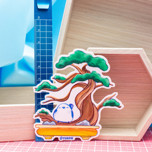 Pour-Cha Bonsai Vinyl Sticker