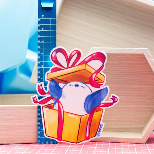 Pour-Cha Present Vinyl Sticker