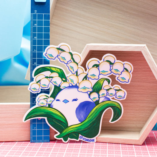Pour-Cha Lily Of The Valley Vinyl Sticker
