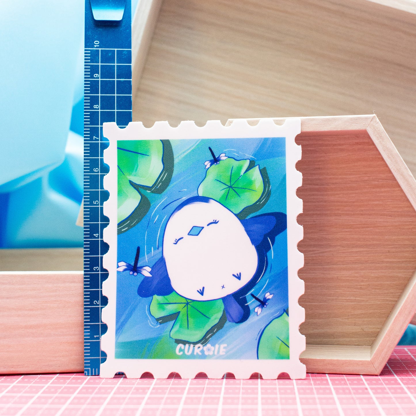 Pour-Cha Pond Vinyl Sticker