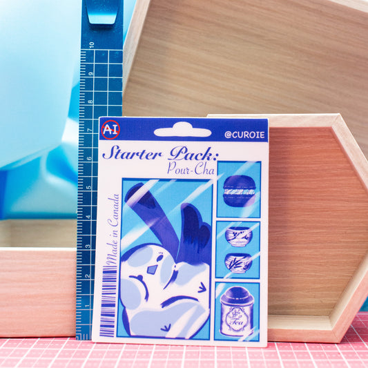 Pour-Cha Starter Pack Vinyl Sticker
