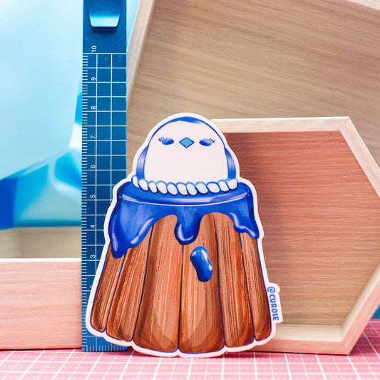 Pour-Cha Canele Vinyl Sticker