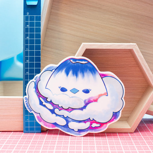 Mt. Pour-Cha Vinyl Sticker