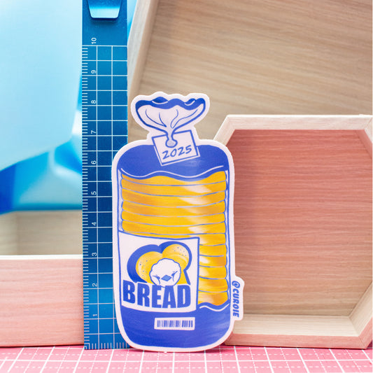 Pour-Cha Bread Vinyl Sticker