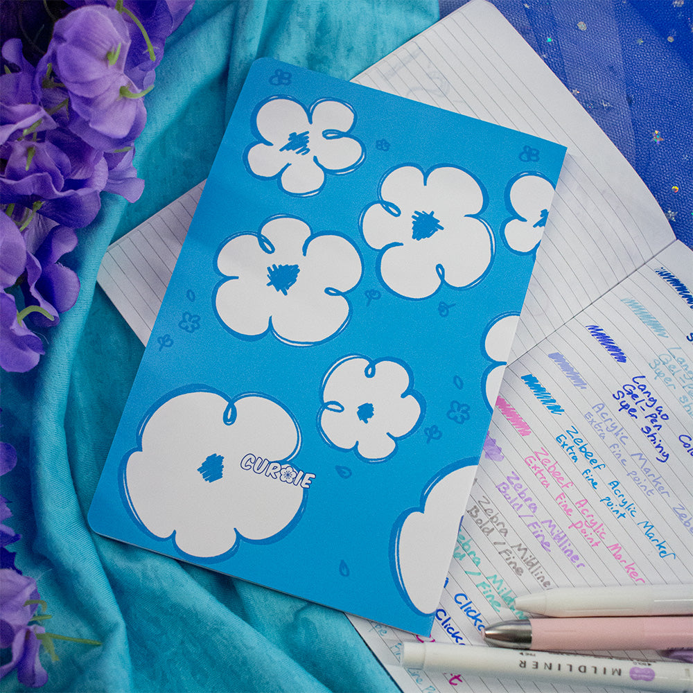Flower Pour-Cha (Lined Softcover Journal)