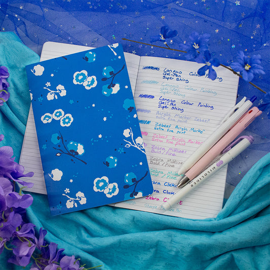 Porcelain Flowers (Lined Softcover Journal)