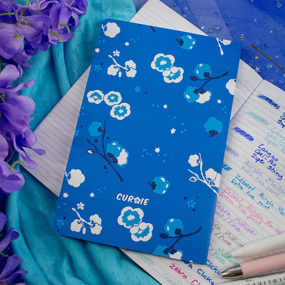 Porcelain Flowers (Lined Softcover Journal)