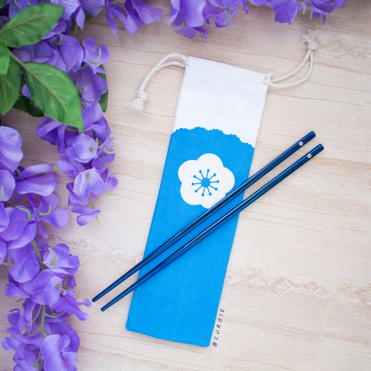 Blossom Stainless Steel Chopstick Set (Online Exclusive)
