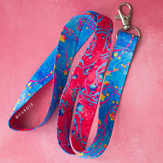 Flowers Lanyard