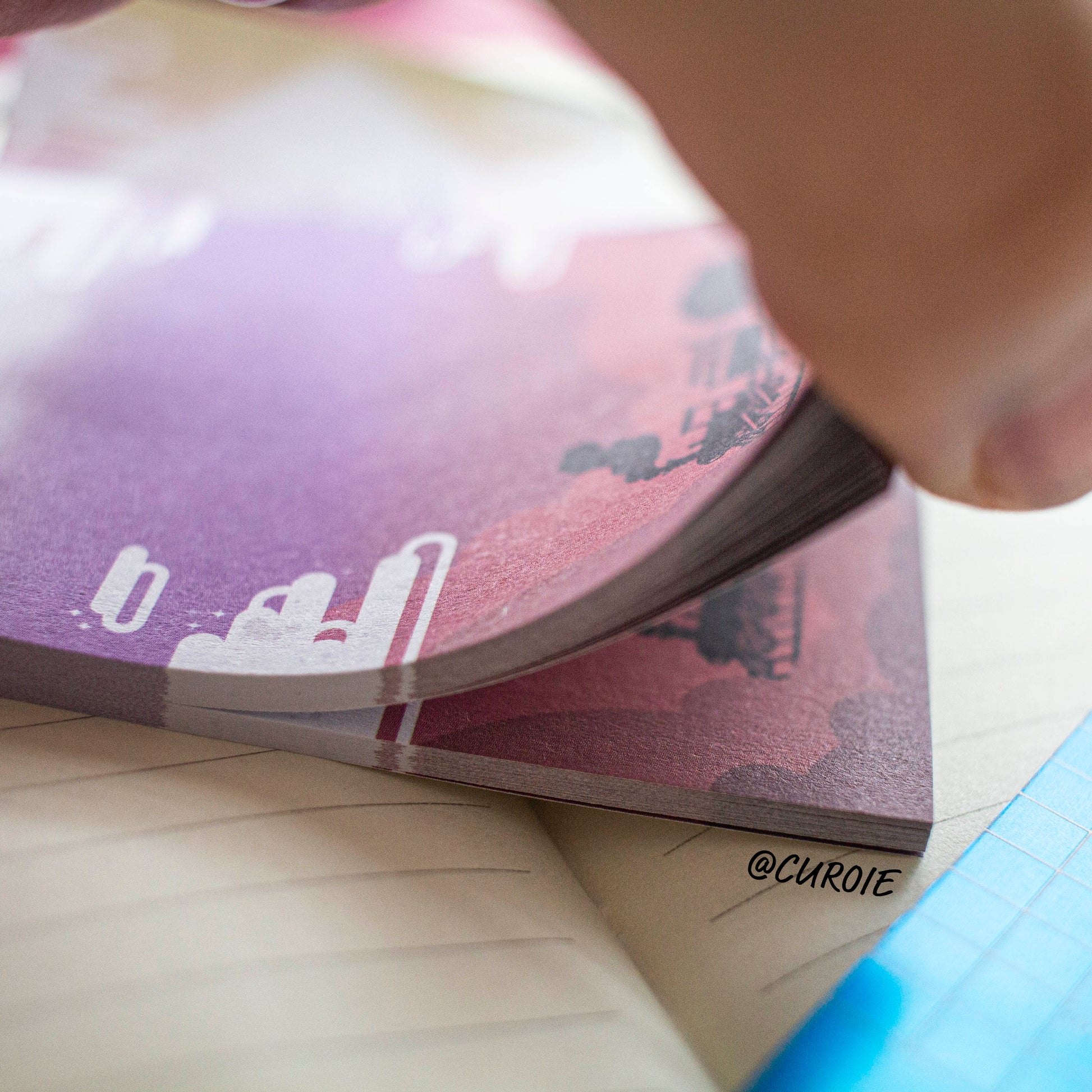 Train Ride Sticky Note – Curoie