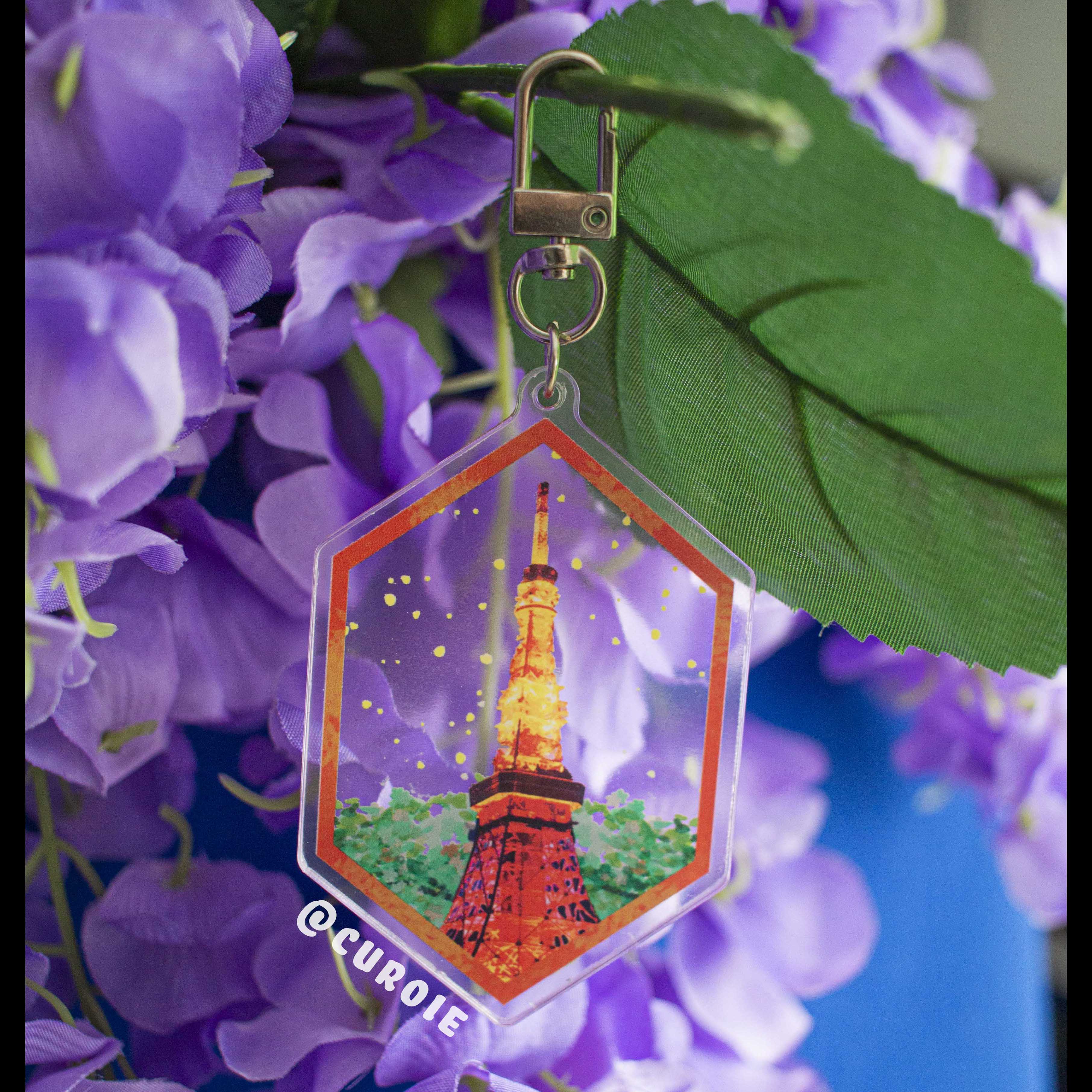 Tokyo Tower Acrylic Keychain – Curoie