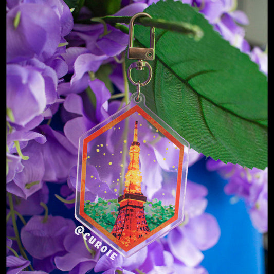Tokyo Tower Acrylic Keychain